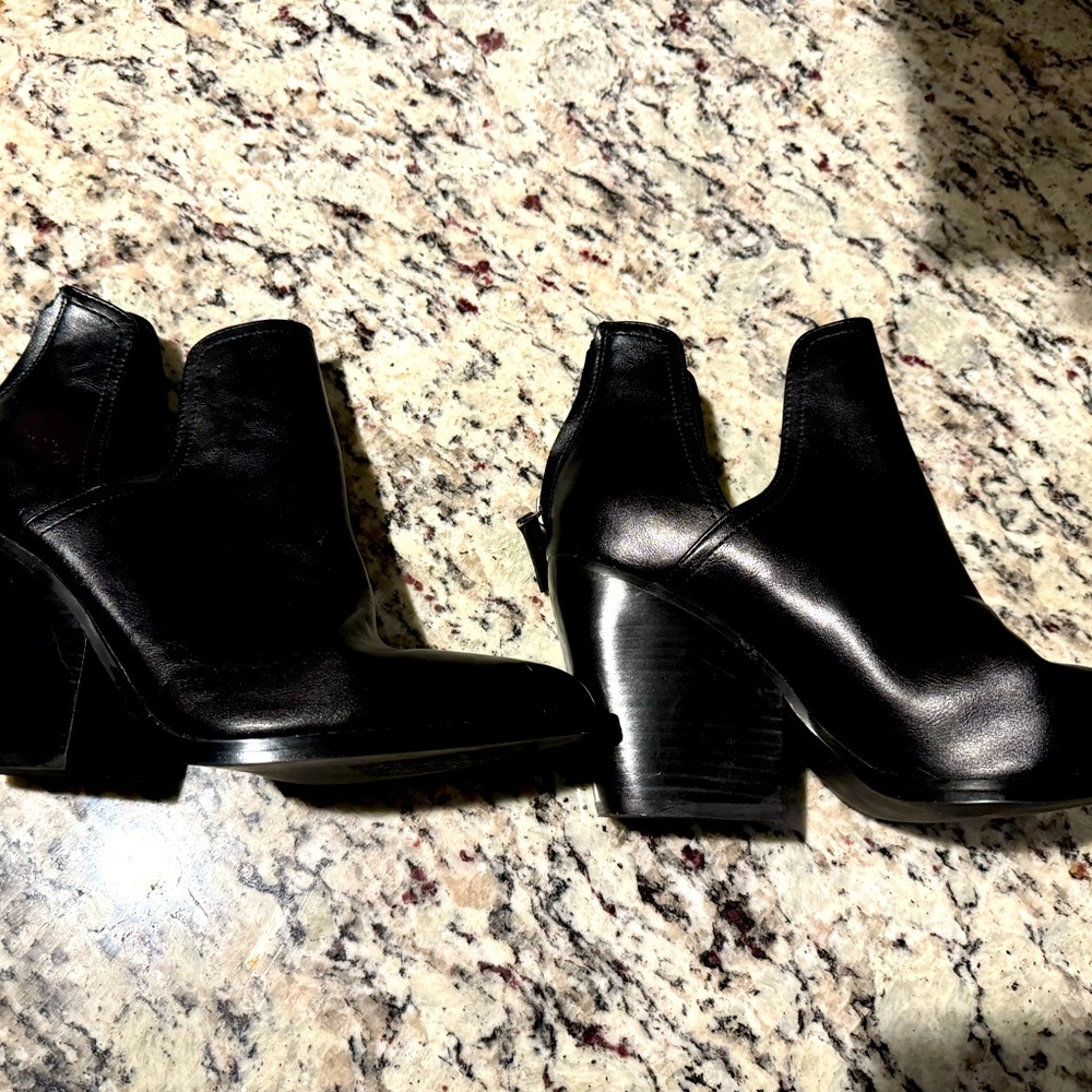 Abound vegan leather booties (size 10)
